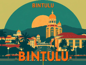 vintage Bintulu city