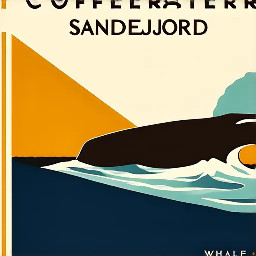 Coffeeroastery Sandefjord and whale