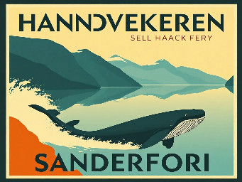 Håndverkeren Kaffebrenneri Sandefjord and whale